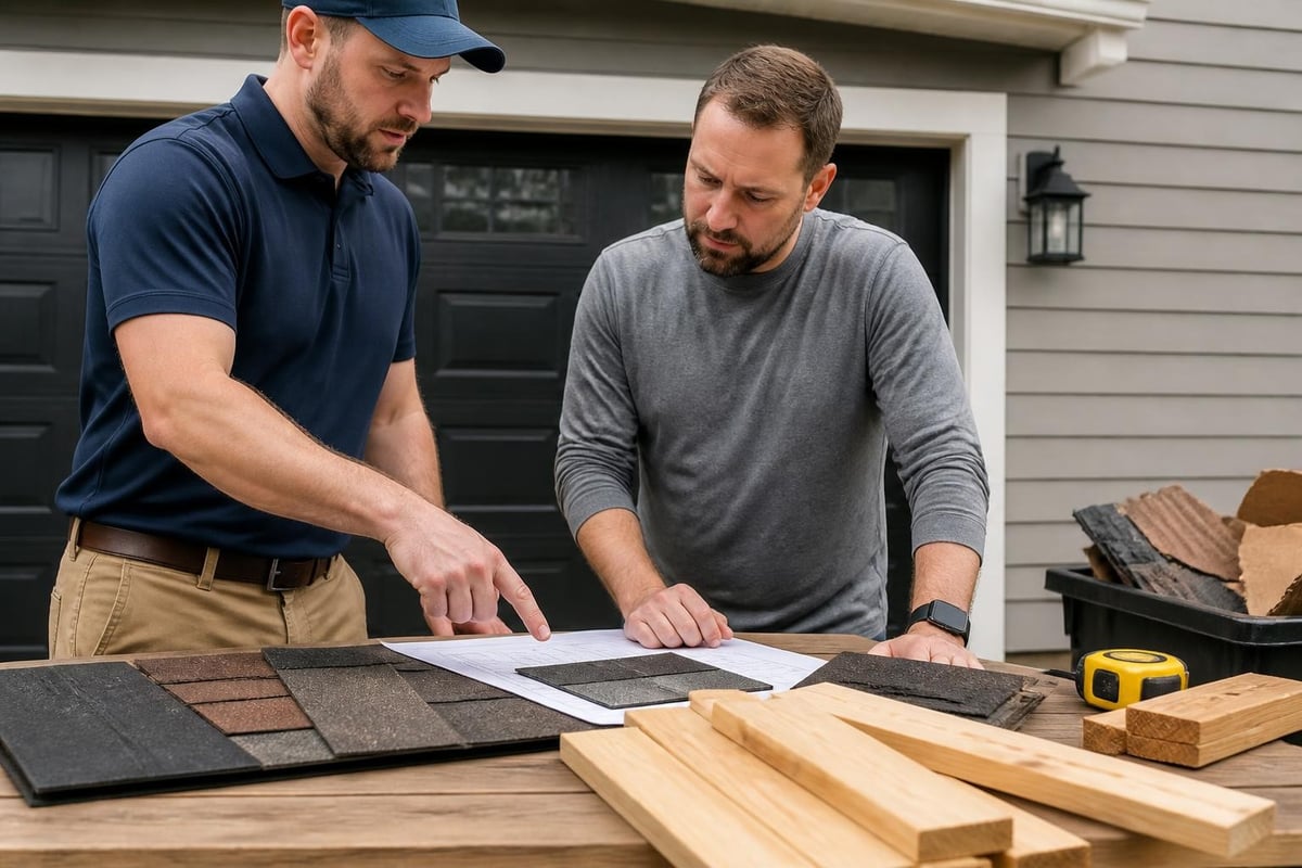 Garage roof replacement cost factors