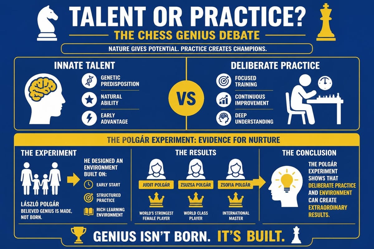 Debate over nature versus nurture in chess
