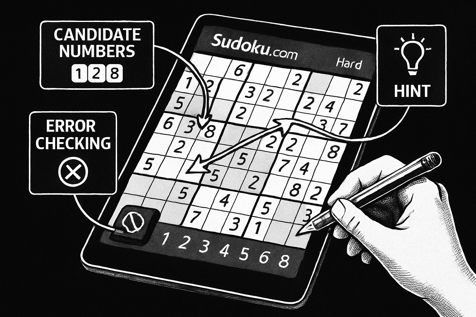 Step-by-Step Walkthrough: Solving a Sudoku Com Hard Puzzle