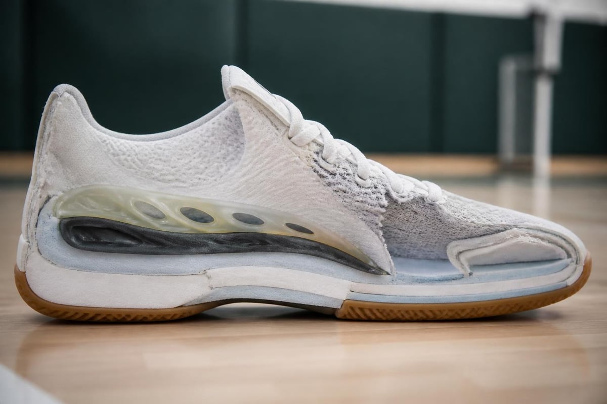 Badminton shoe anatomy
