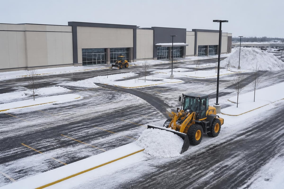 Large property snow clearing
