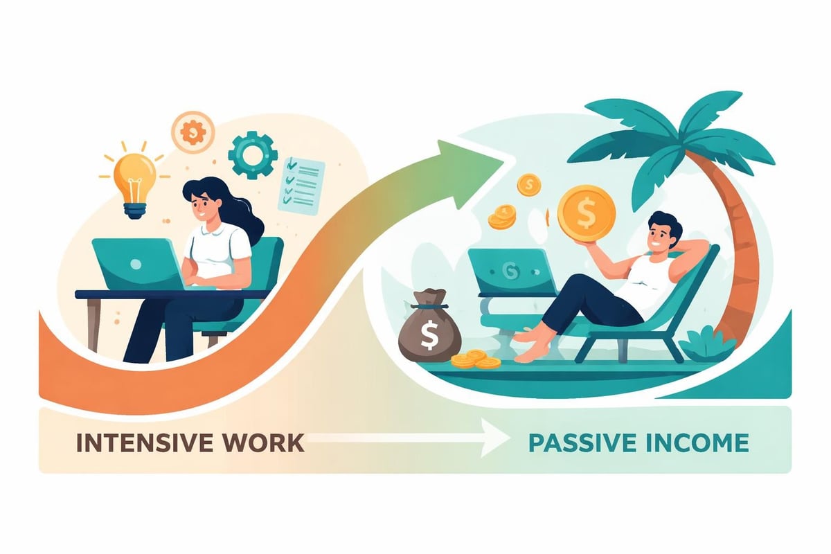 Passive income effort timeline