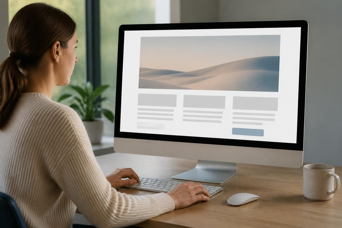 Visuelle Hierarchie im Layout