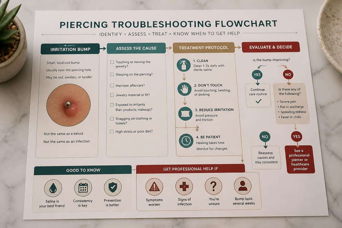 Irritation bump troubleshooting guide