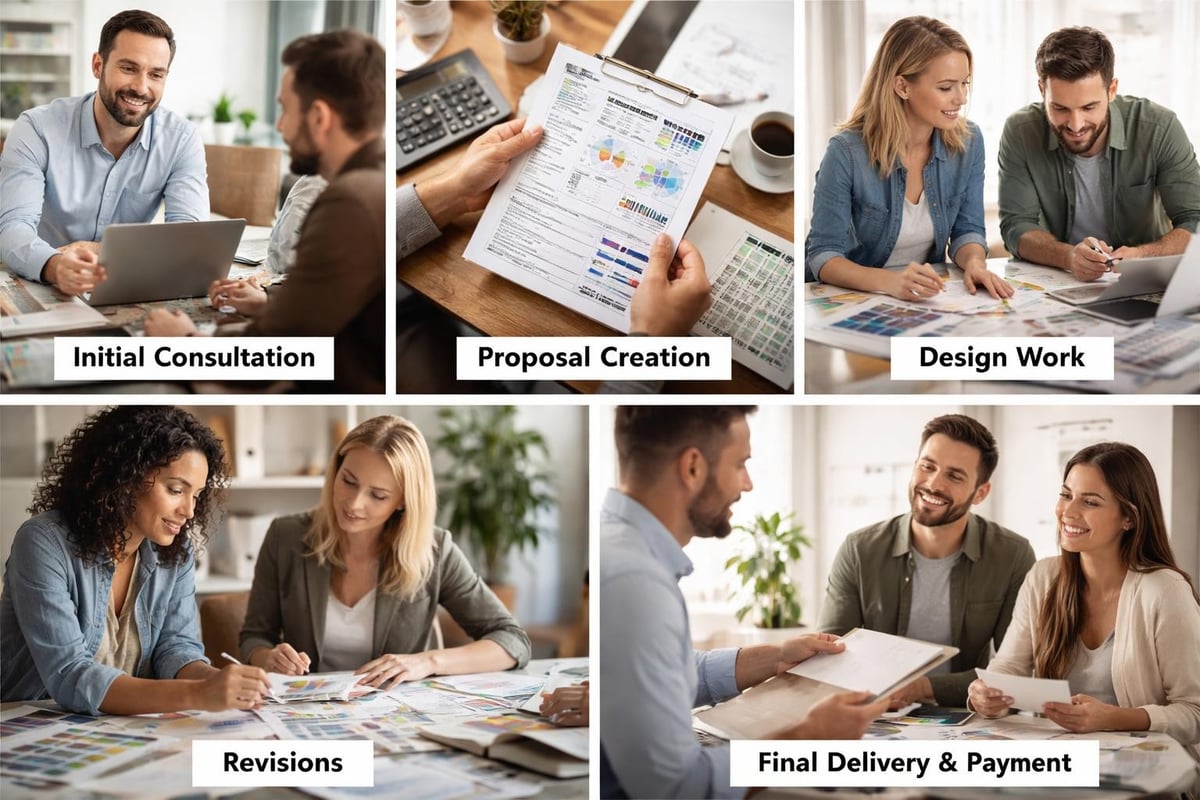 Freelance service workflow