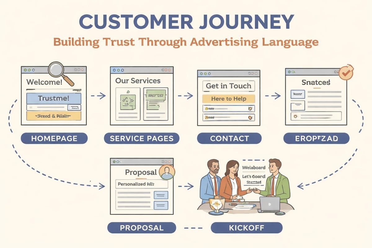 Customer journey touchpoints with we advertising