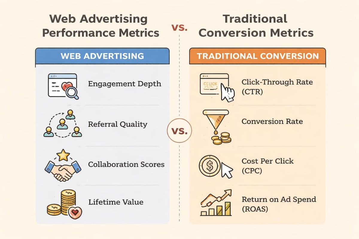 Metrics dashboard for we advertising performance