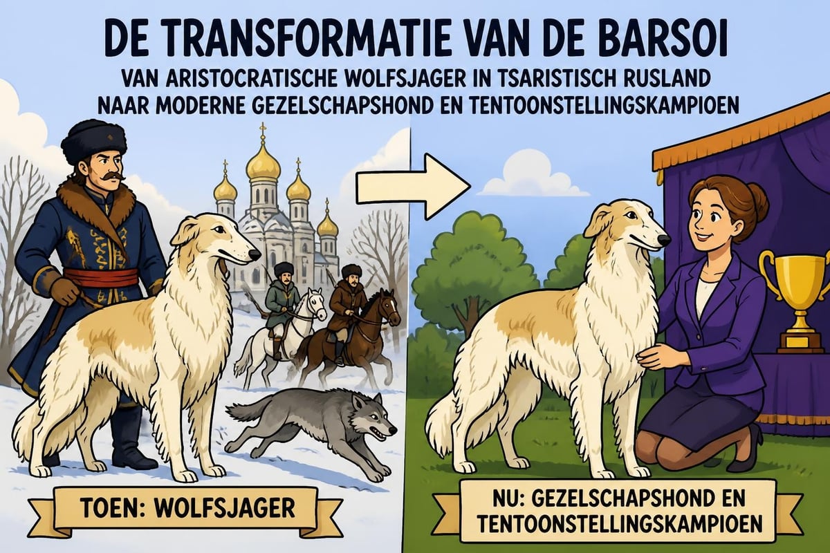 Historical development of the borzoi