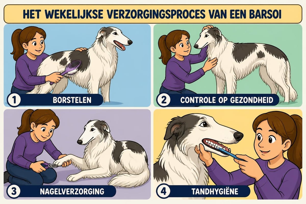 Borzoi care routine