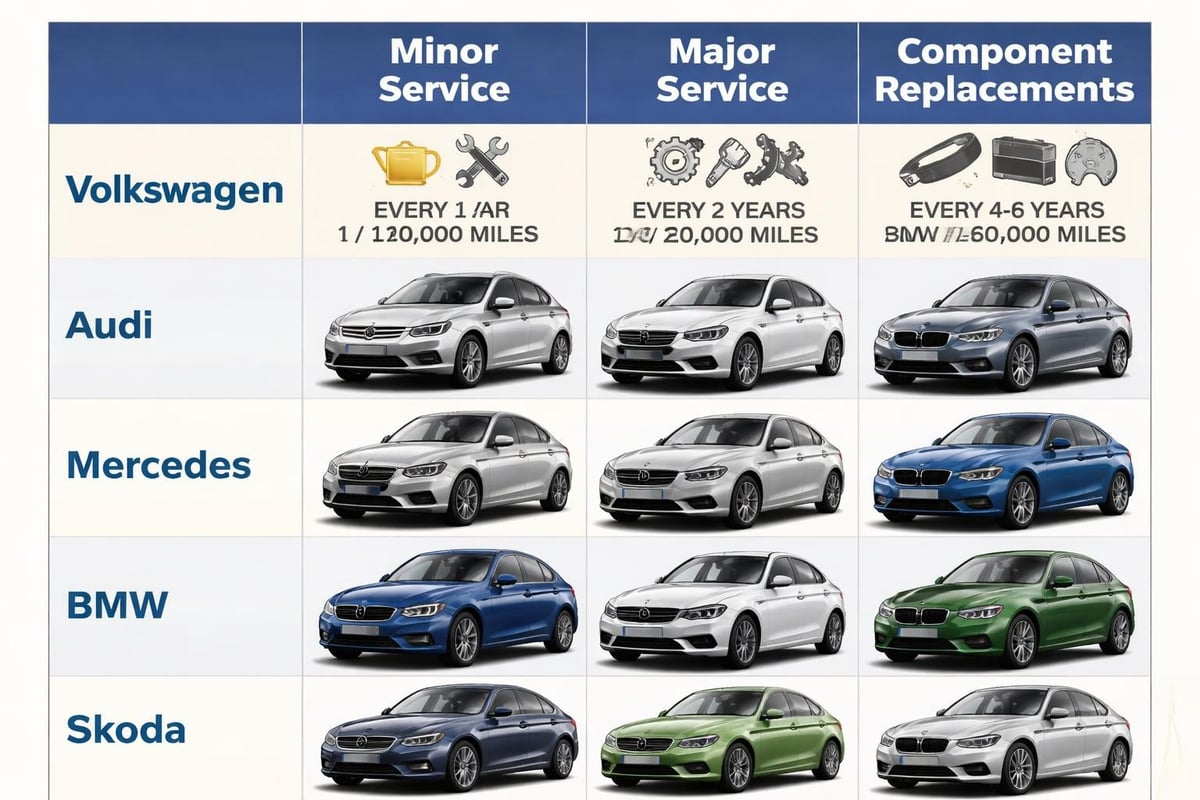 European car maintenance schedule