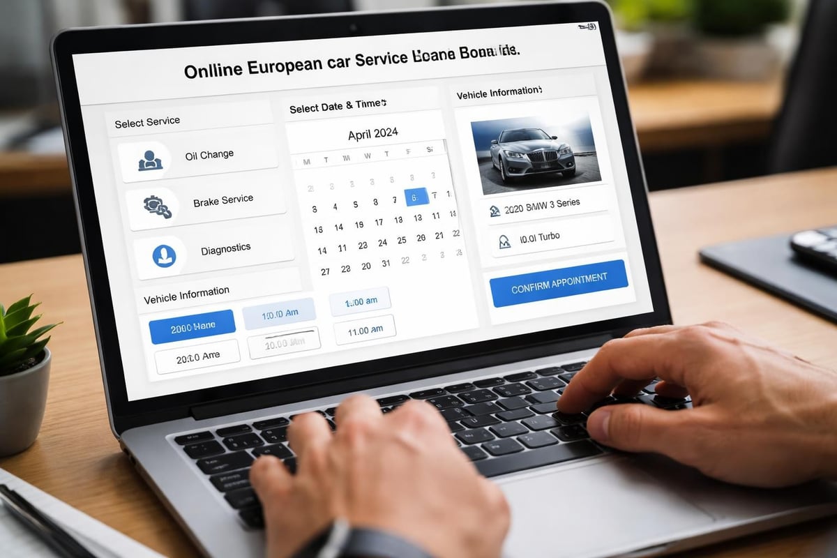 Service appointment booking