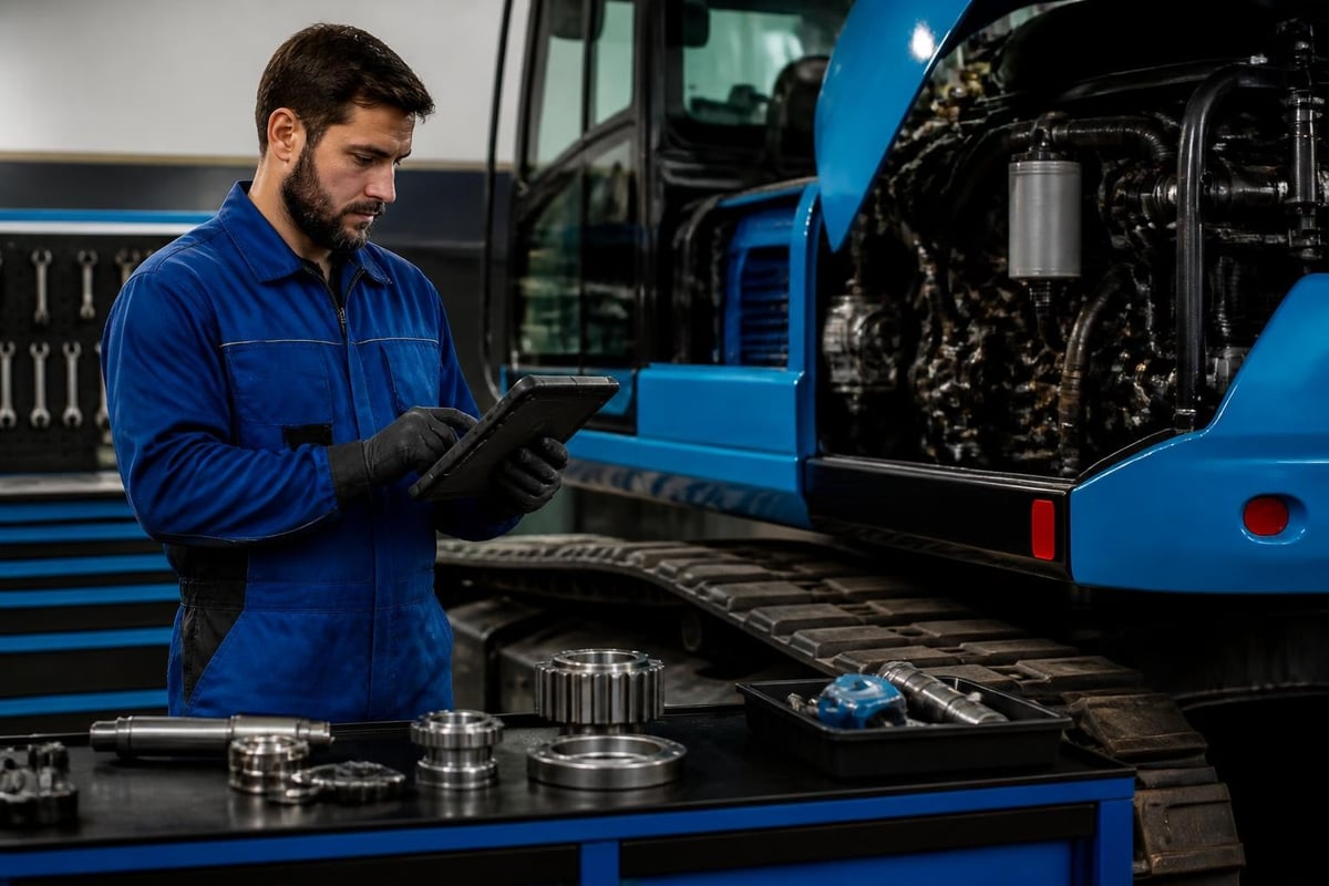 Industrial equipment maintenance tracking