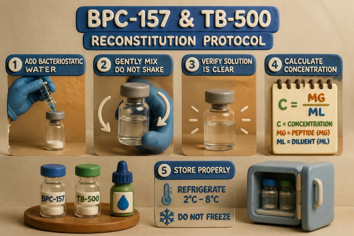 Peptide reconstitution process