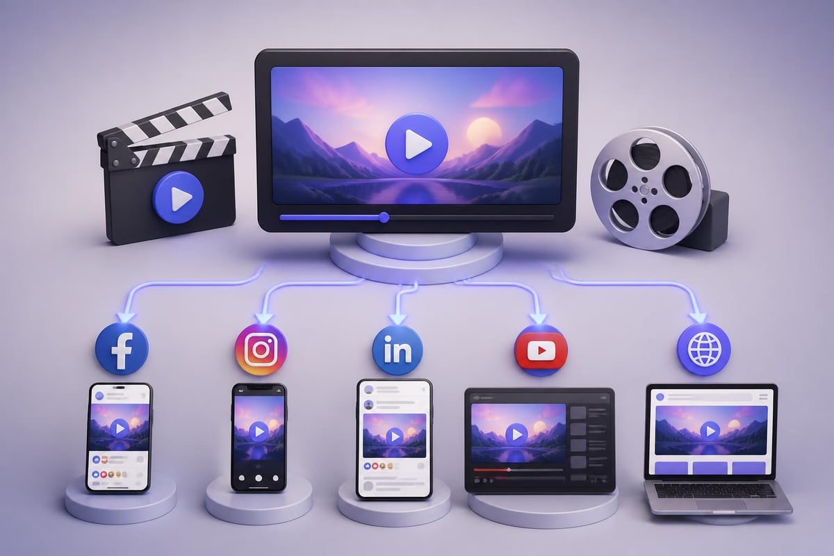 Multi-platform video distribution