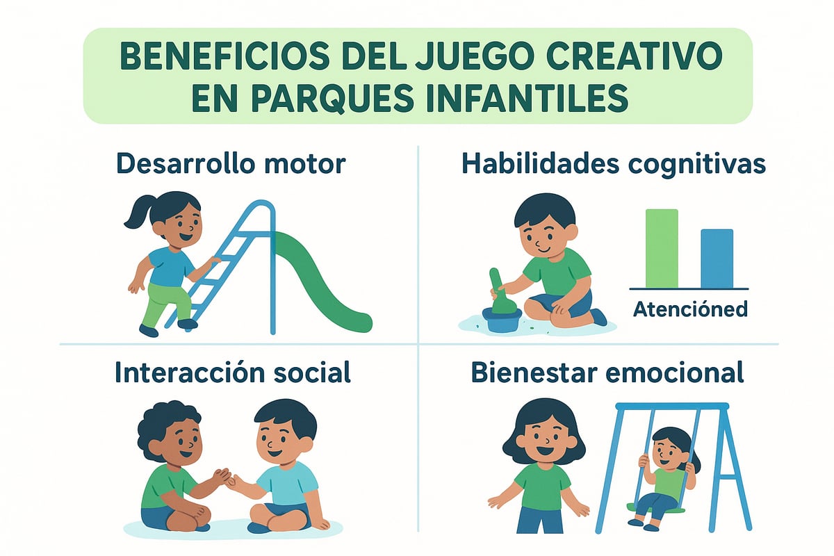 Beneficios del Juego Creativo en Parques para el Desarrollo Infantil