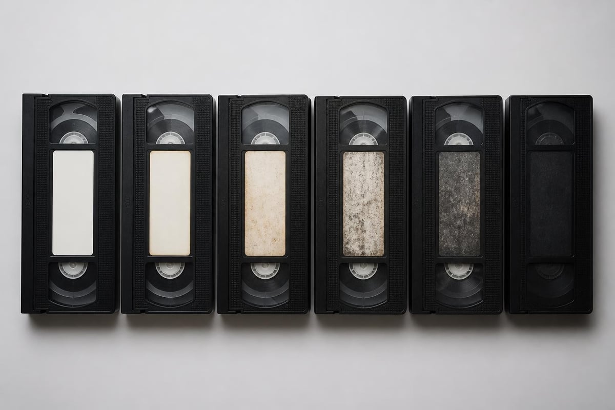 Videotape degradation timeline