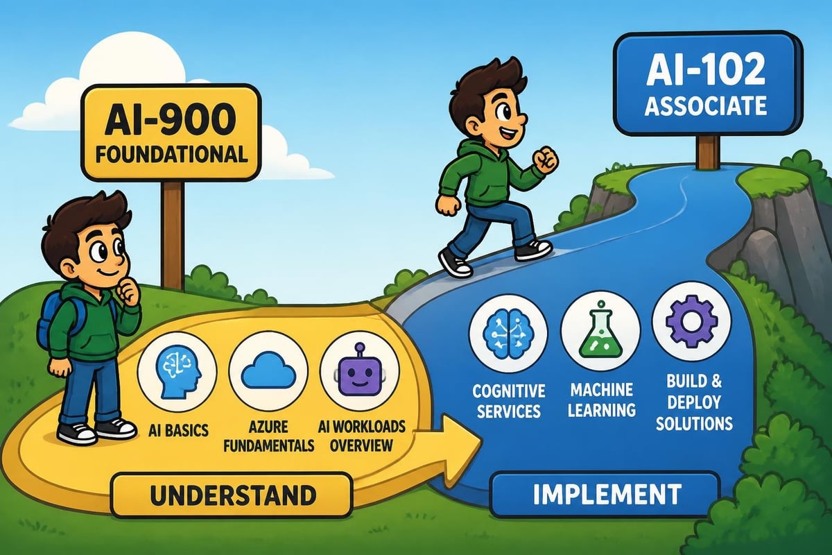 Azure AI certification hierarchy