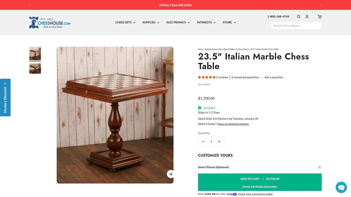 8 Best Chess Table Picks for Stylish Play in 2026 - 23.5