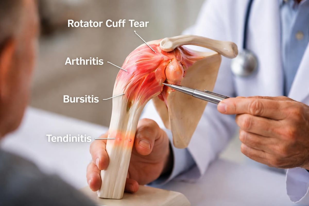 Shoulder pain pathways