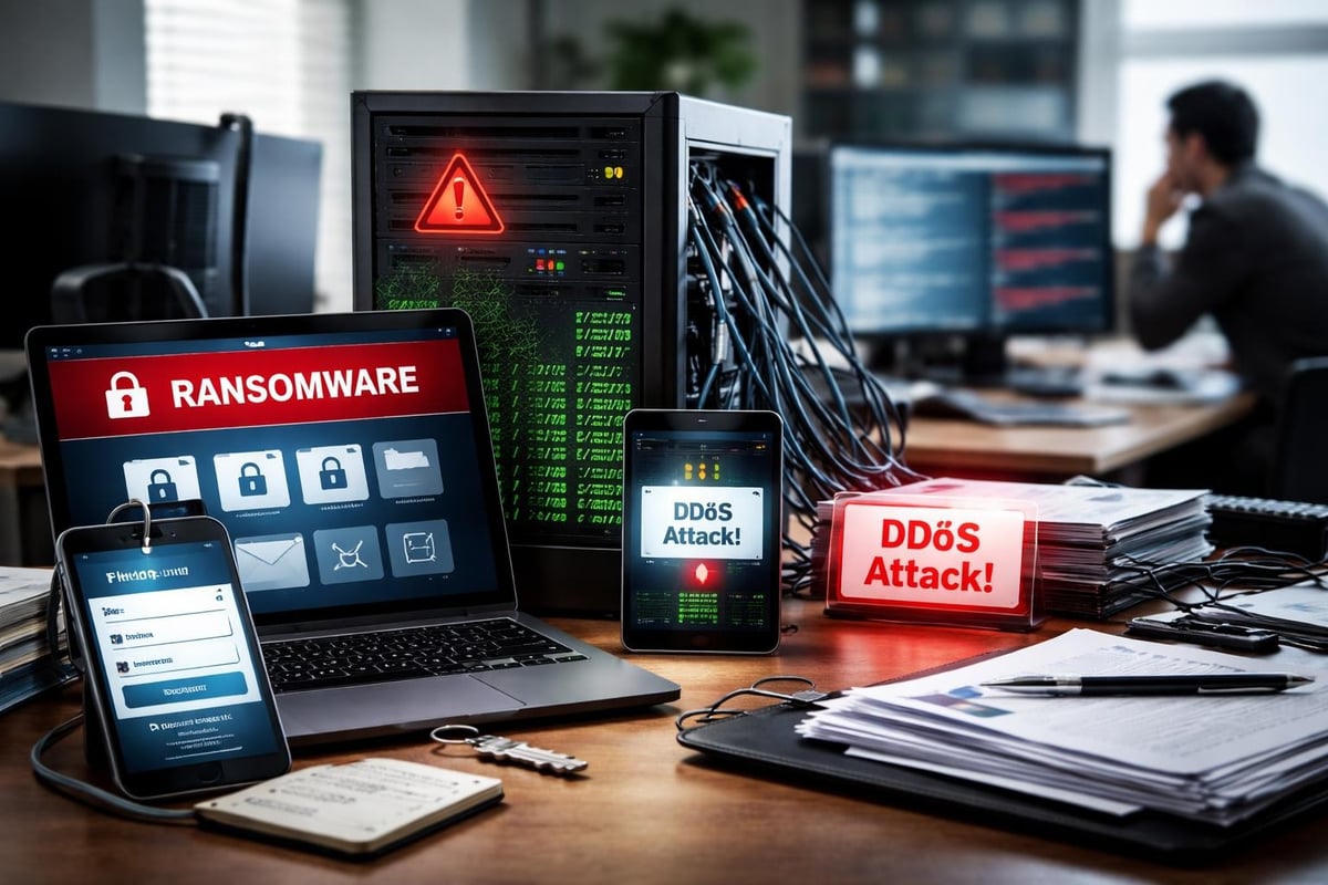 Common cyber threats facing businesses
