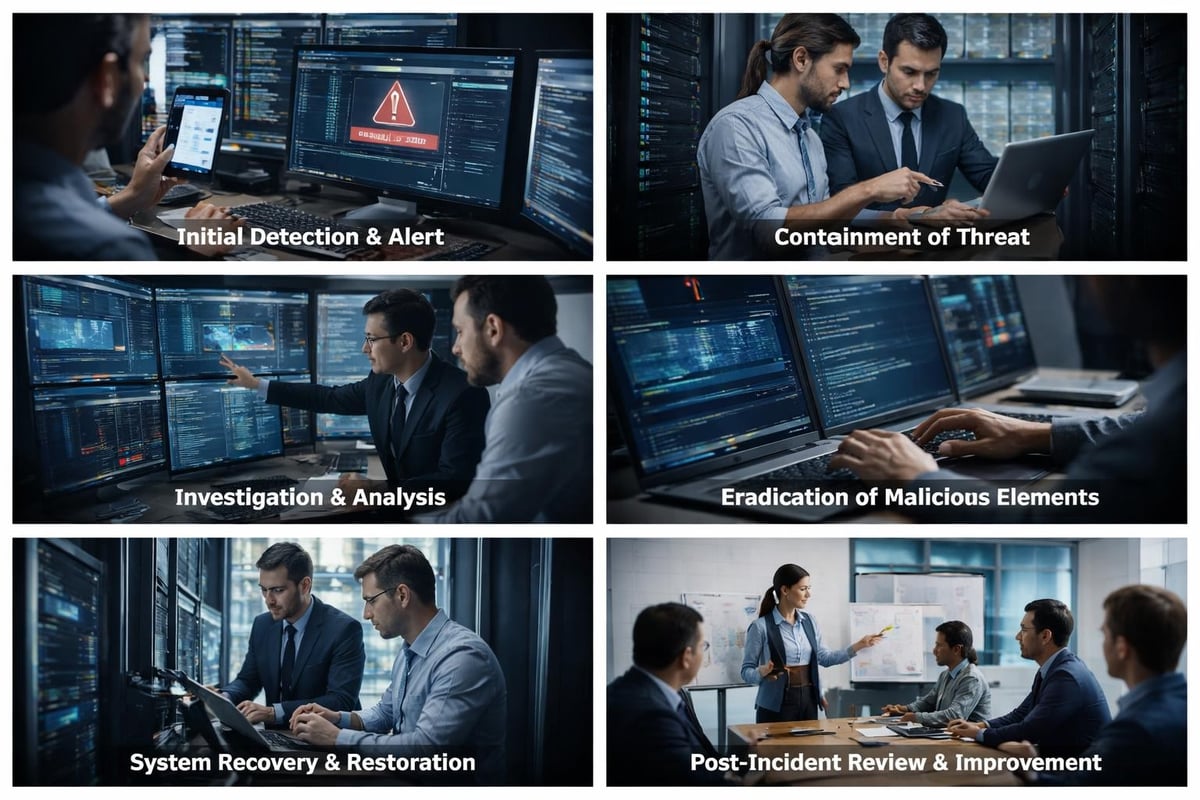 Security incident response workflow