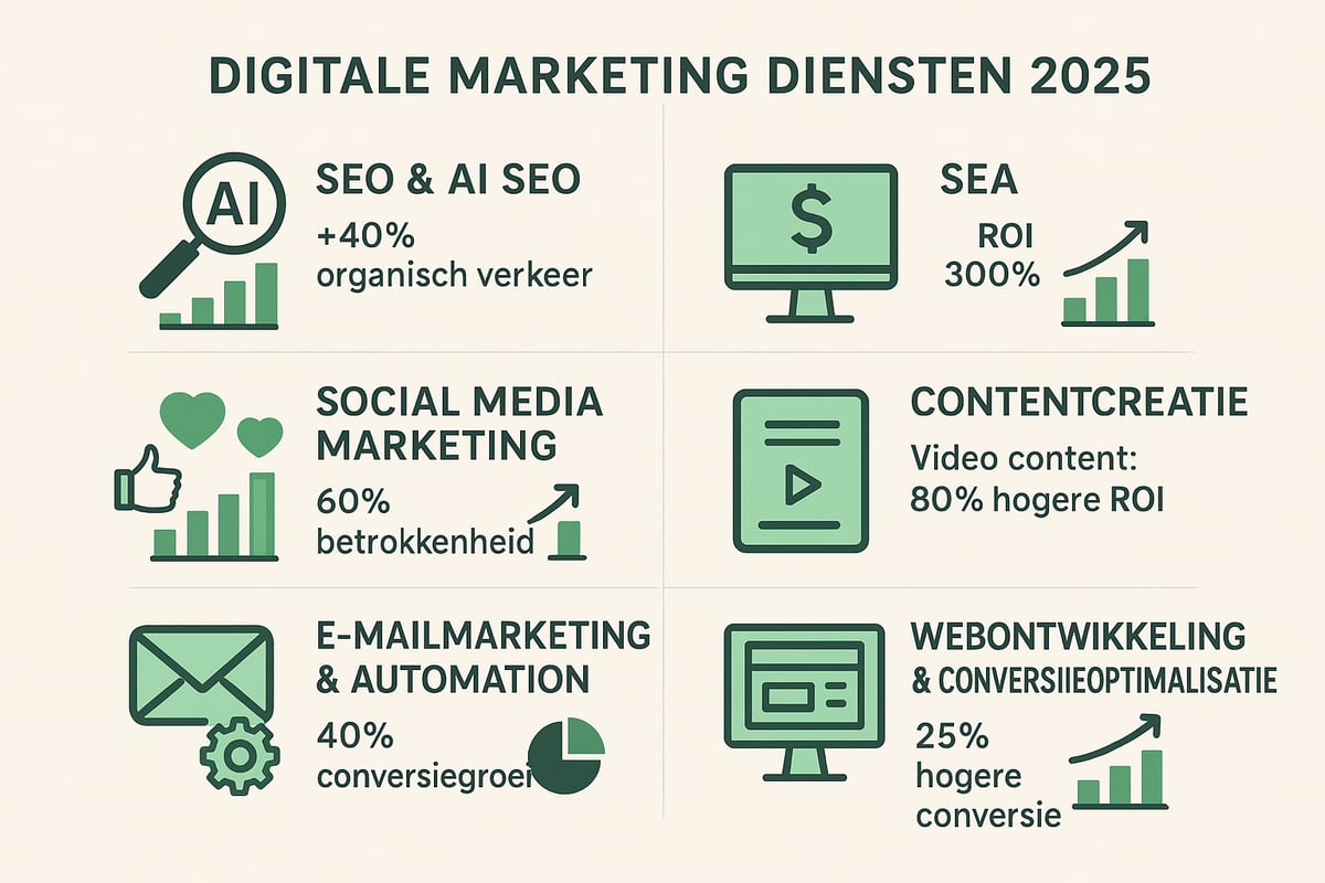 Overzicht van Digital Marketing Services in 2025