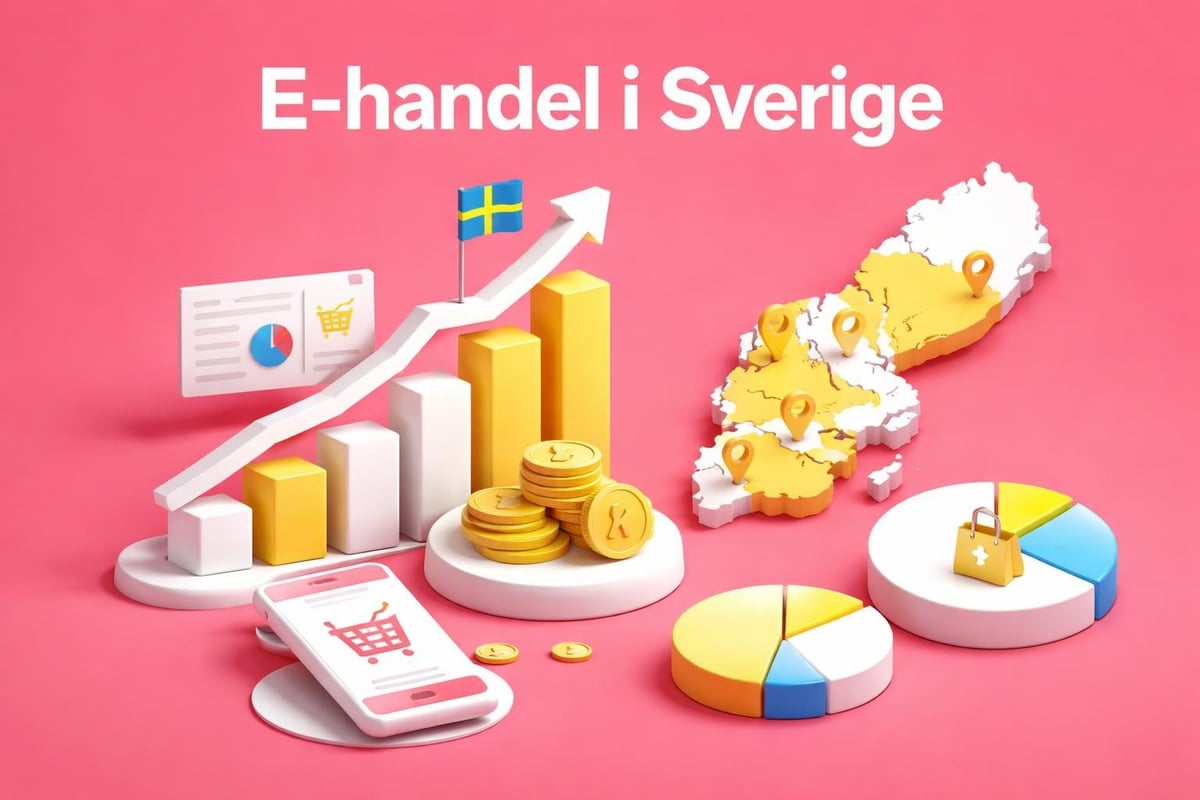 E-handel Sverige tillväxtstatistik