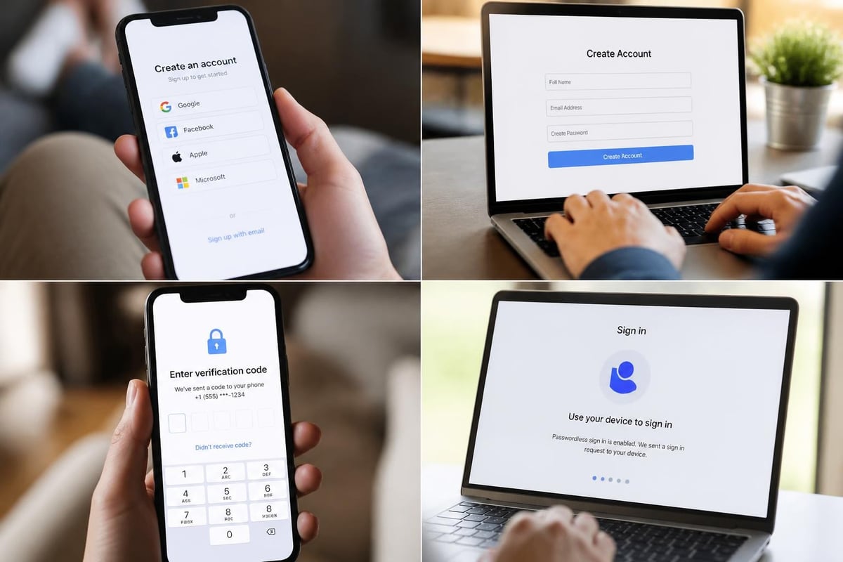 Customer authentication journey