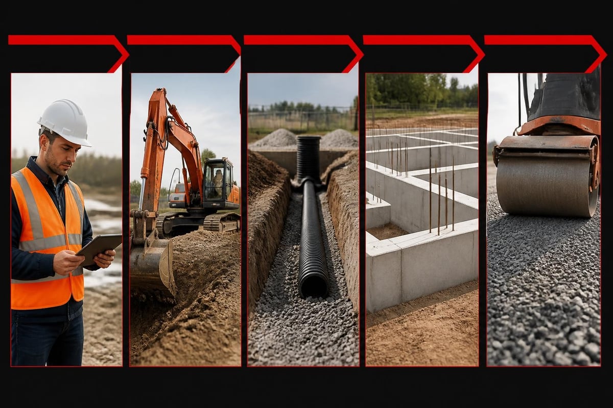 Groundworks project phases