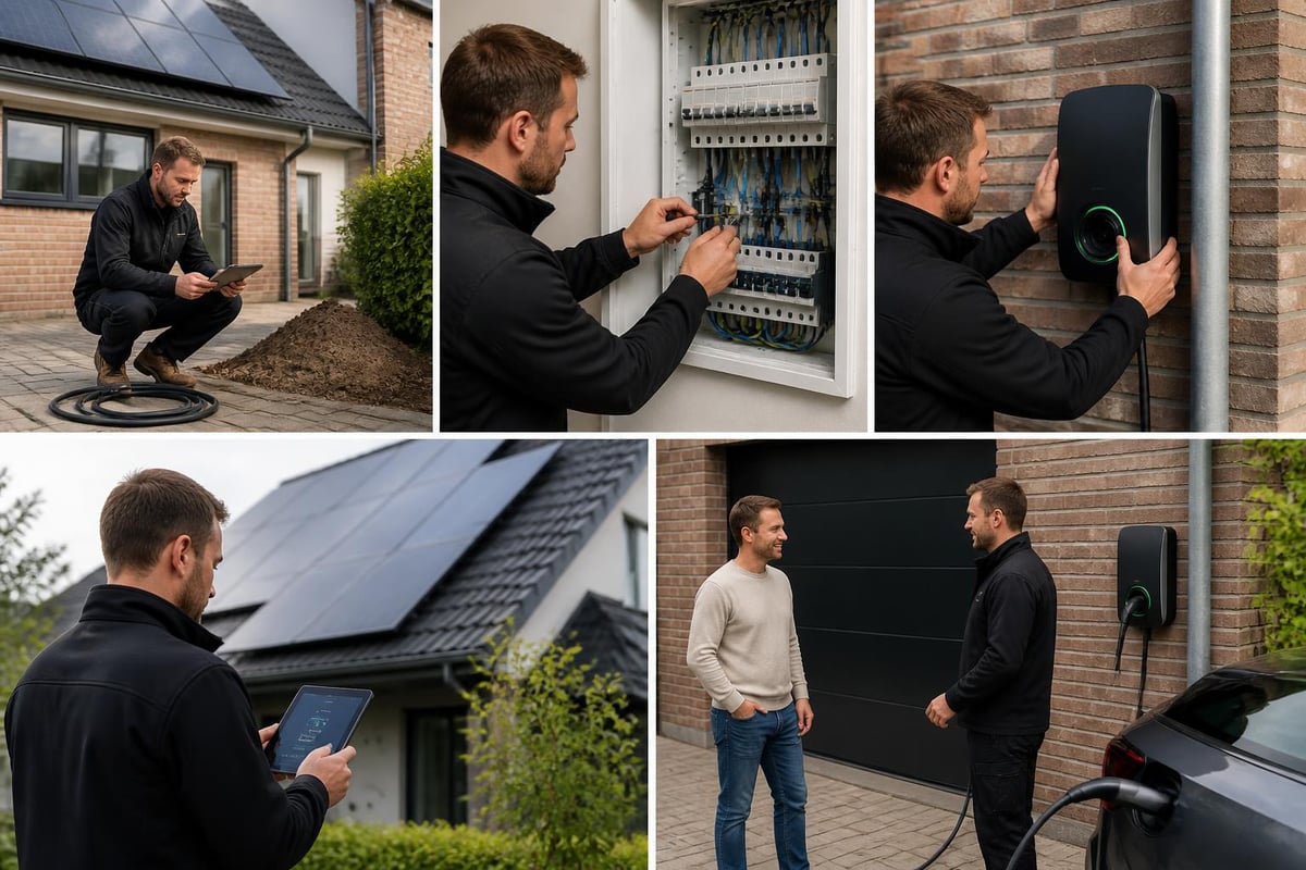 Installatieproces laadpaal