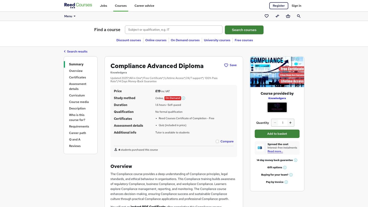 Top 7 Compliance Courses UK to Advance Your Career in 2026 - Compliance Advanced Diploma – Knowledgera