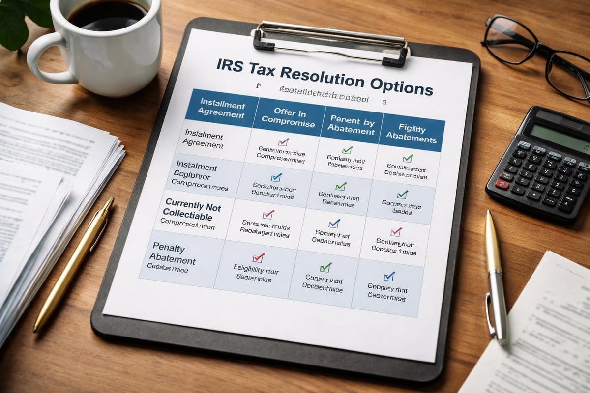 Tax resolution strategies
