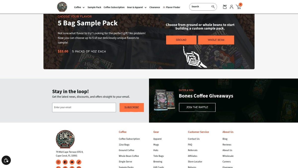 Top 7 Coffee Sample Packs to Try in 2026 - Bones Coffee Company Build Your Own Sample Pack