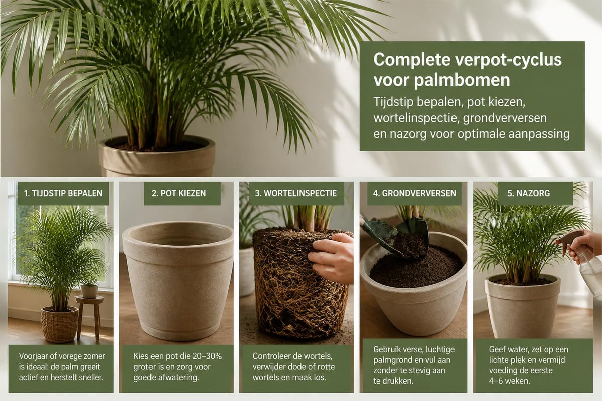 Verpotten stappen