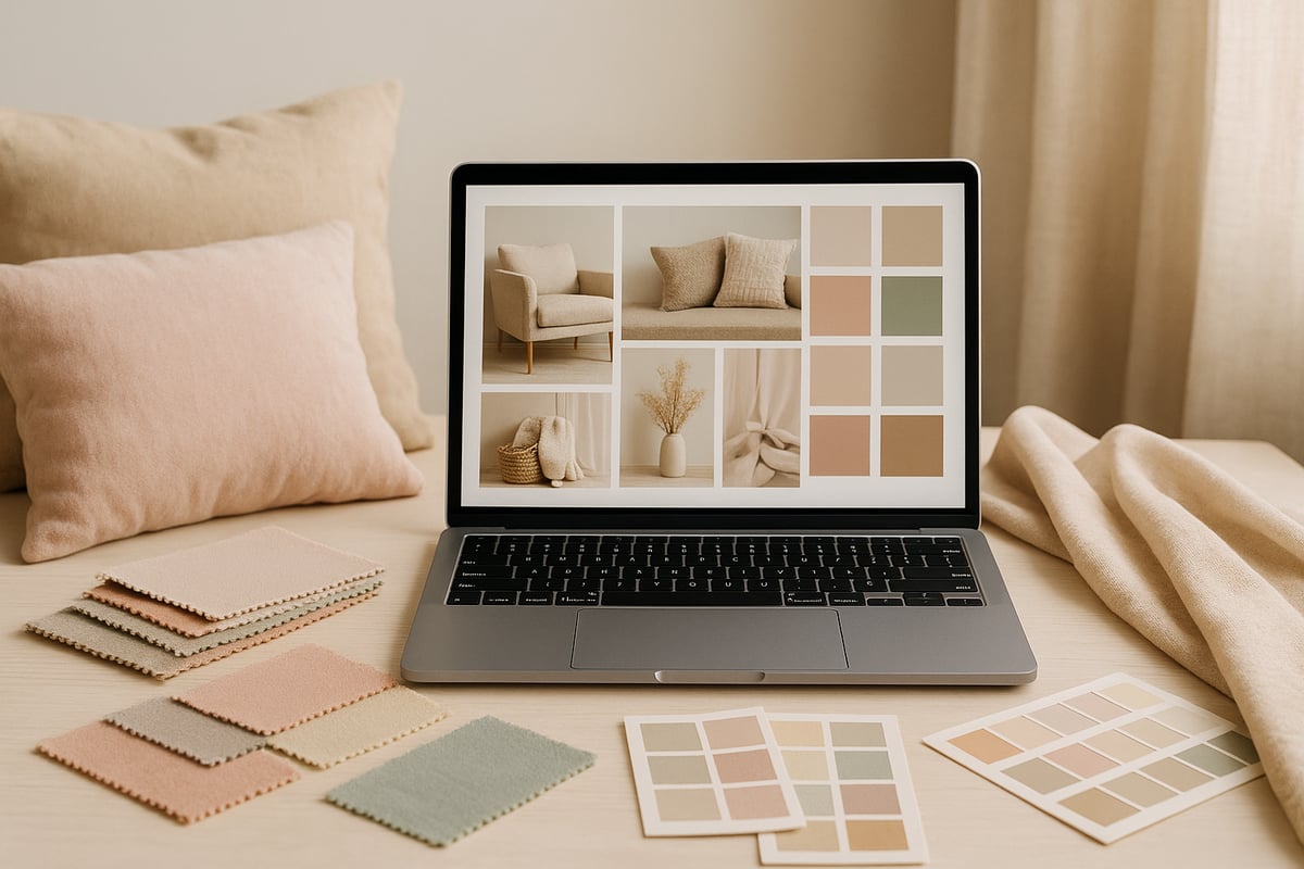 Moodboards och digitala designverktygs roll i planeringen av mjuk inredning