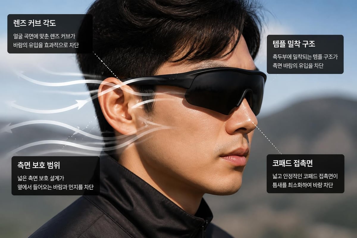 고글 선글라스 구조