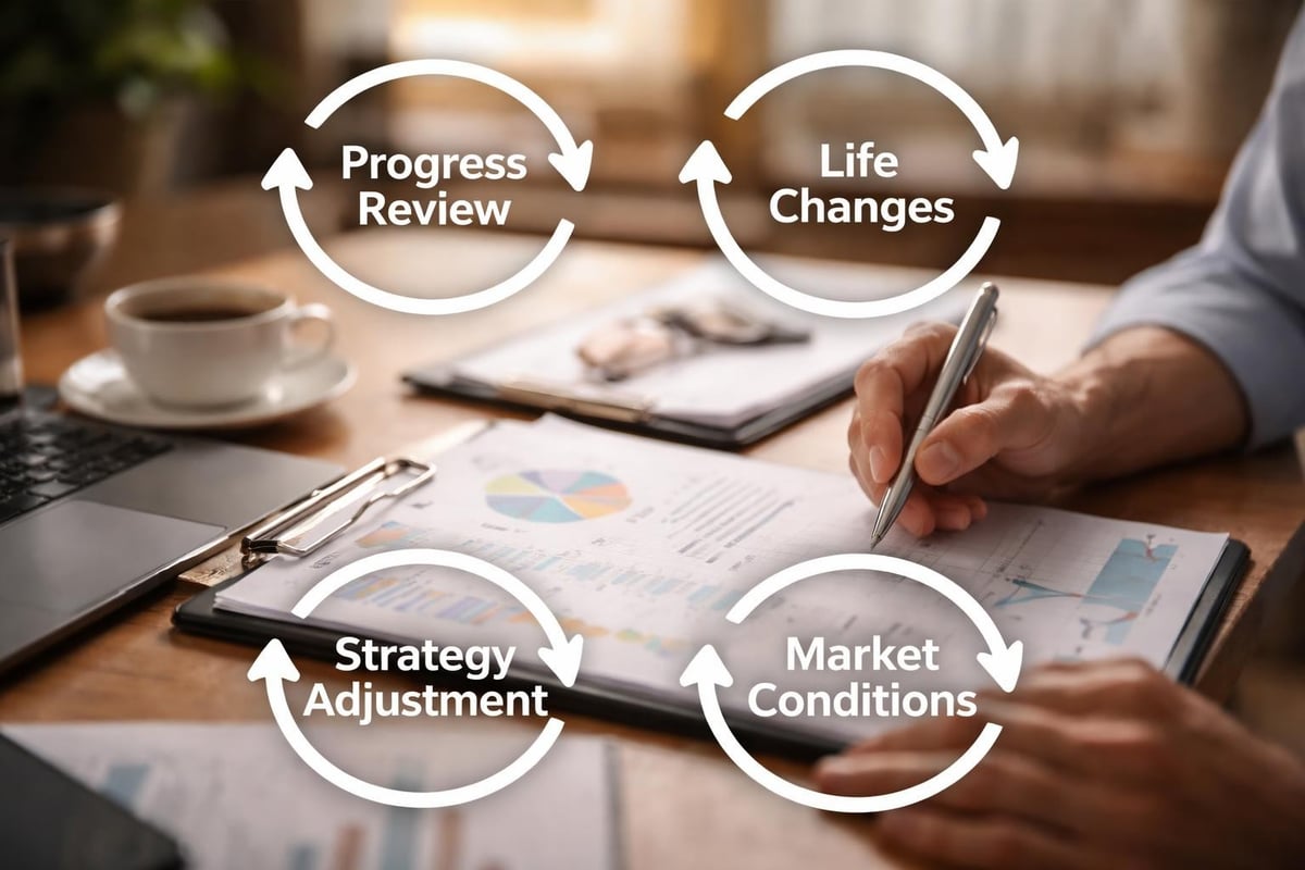 Financial goal review process
