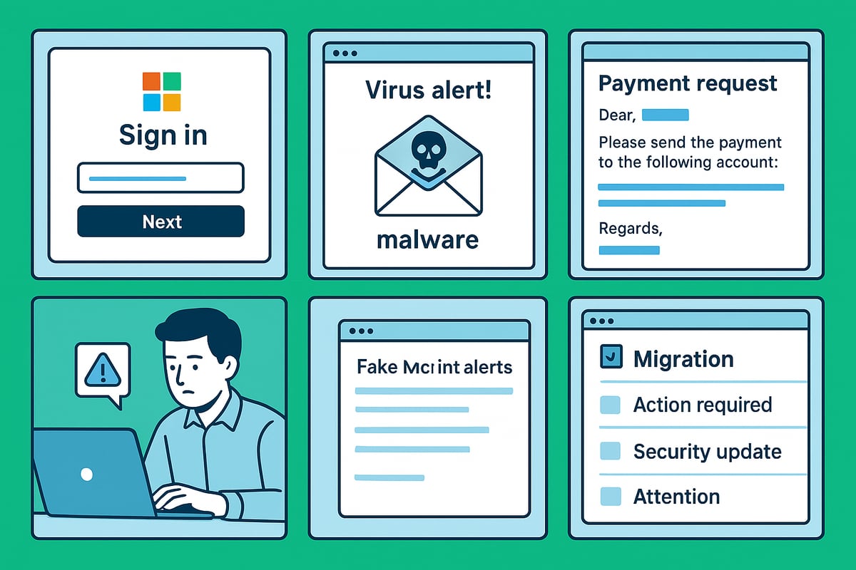 Common Types of Microsoft Security Alert Email Scams in 2025