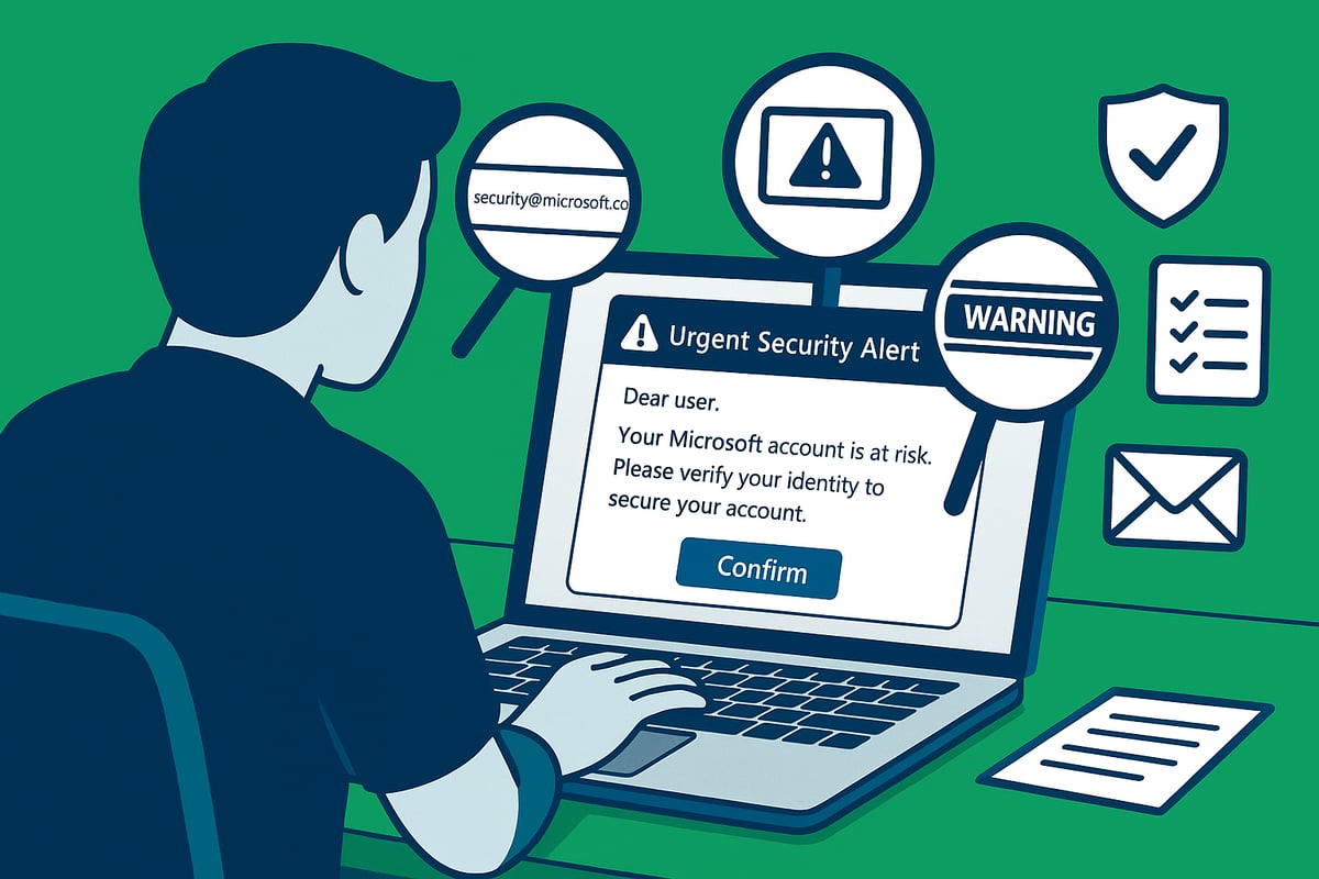 Step-by-Step Guide: Verifying the Authenticity of a Microsoft Security Alert Email