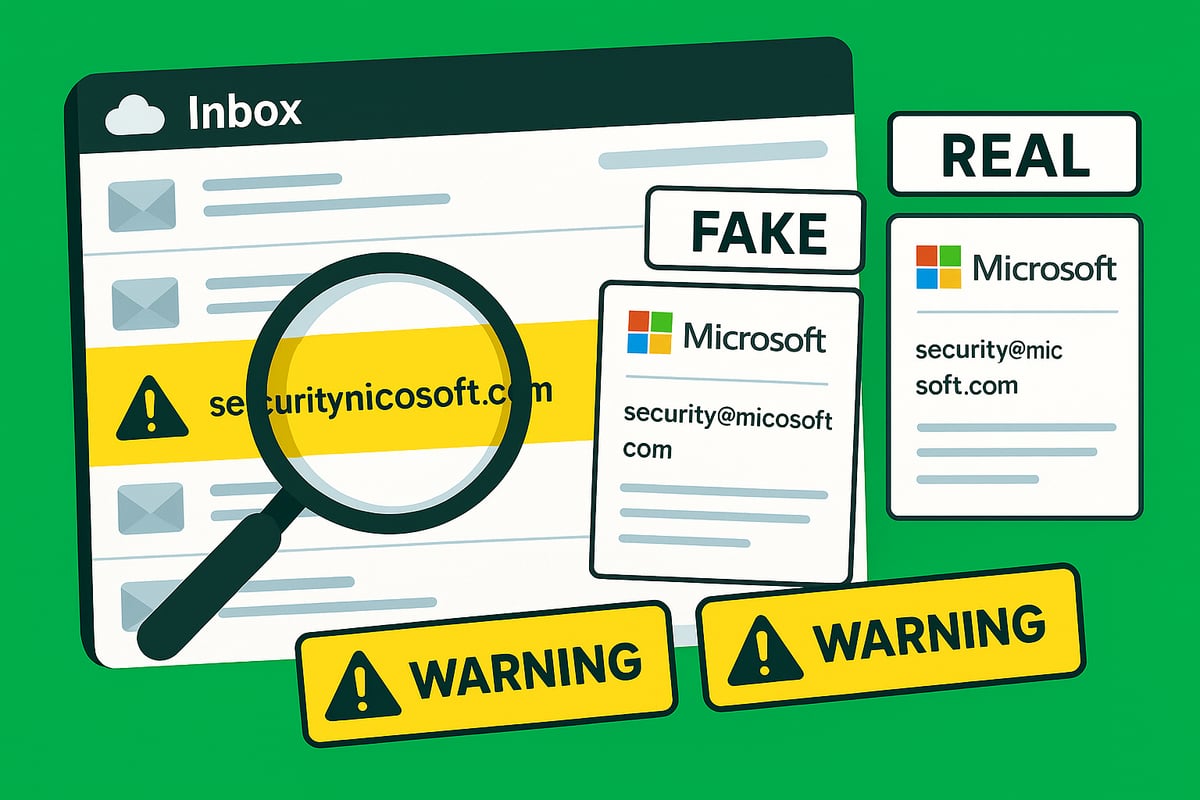 Key Red Flags: How to Identify a Fake Microsoft Security Alert Email