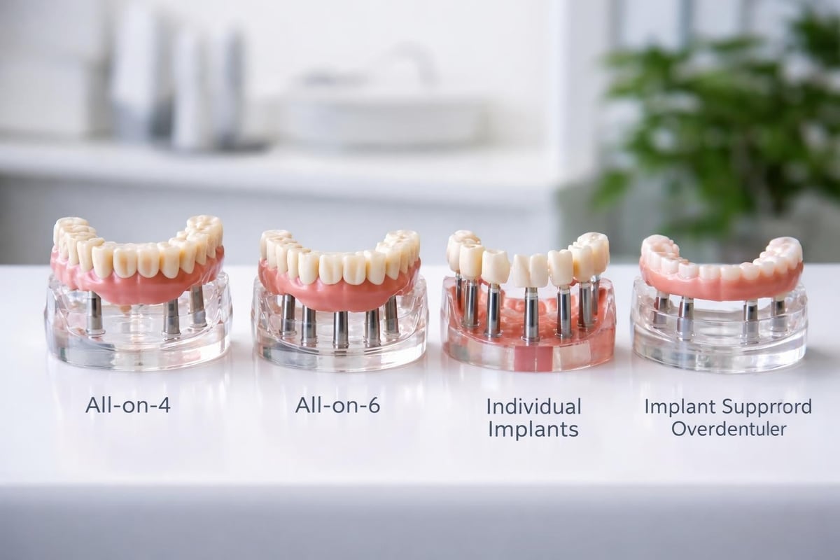 Dental implant technique comparison