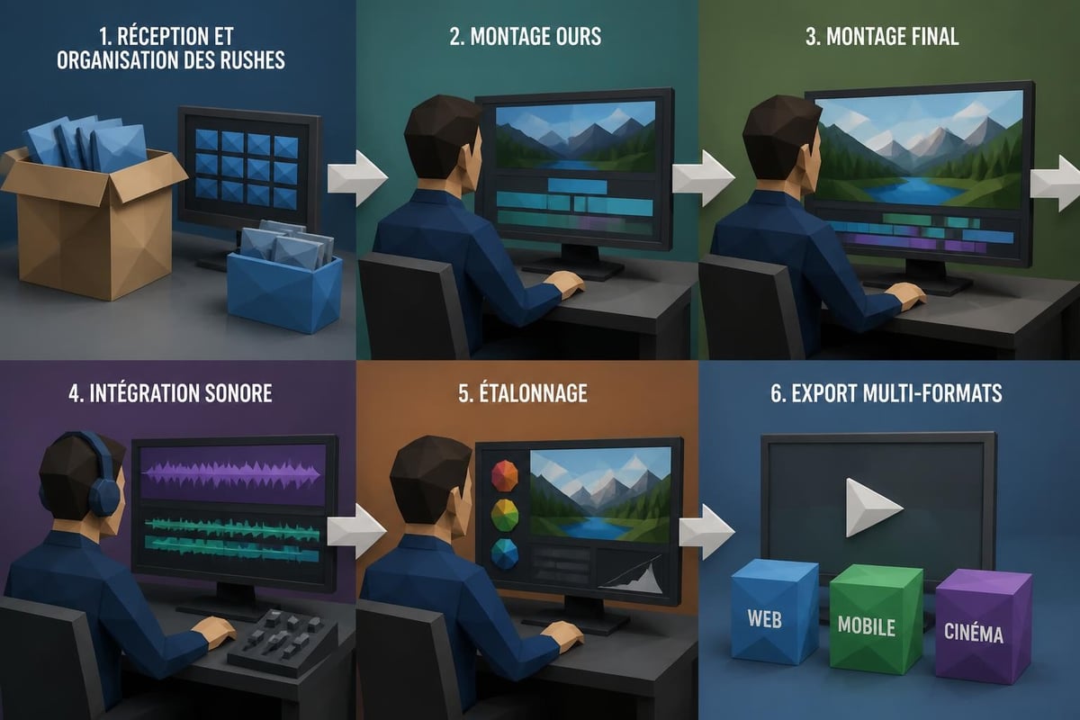 Workflow de postproduction audiovisuelle