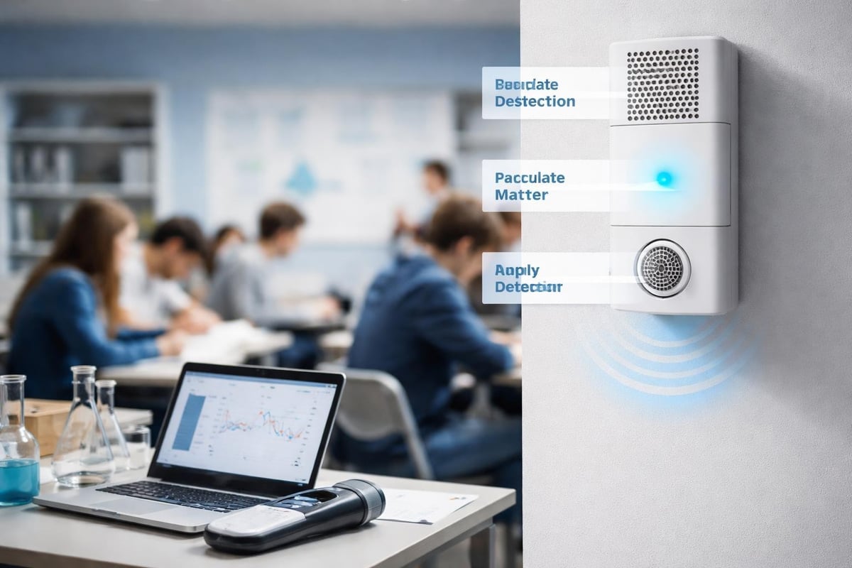 Vape detection sensor technology components