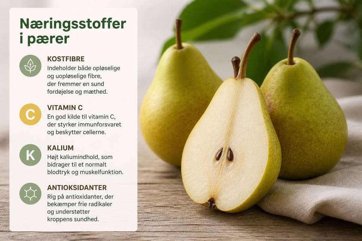Pærers næringsindhold