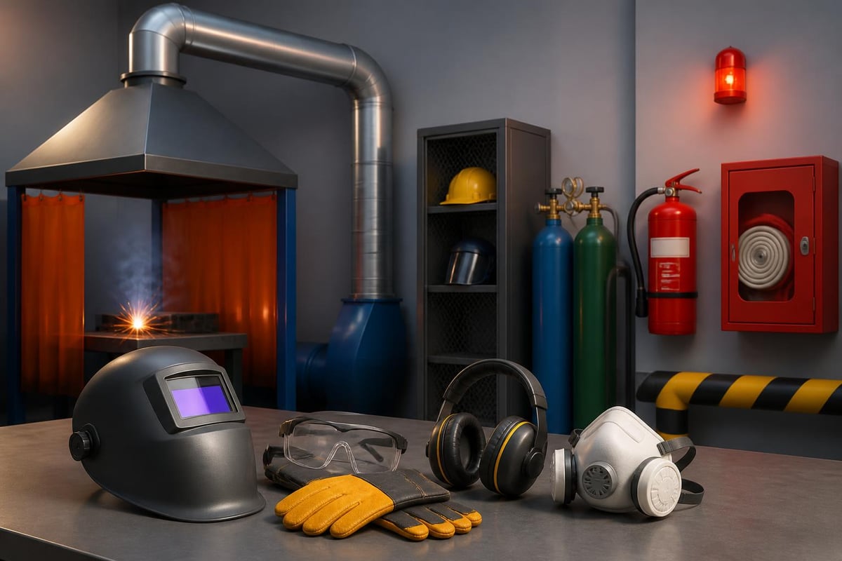 Metal workshop safety equipment