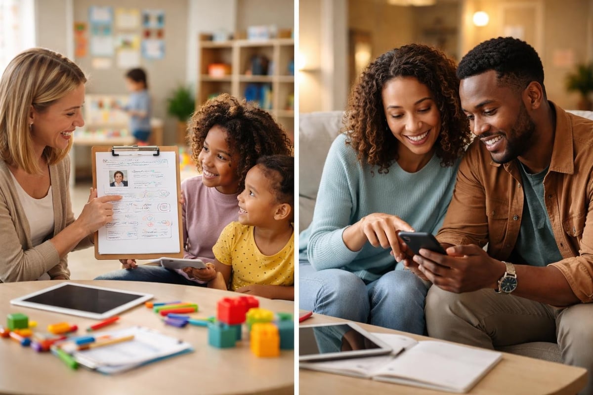 Family engagement communication cycle