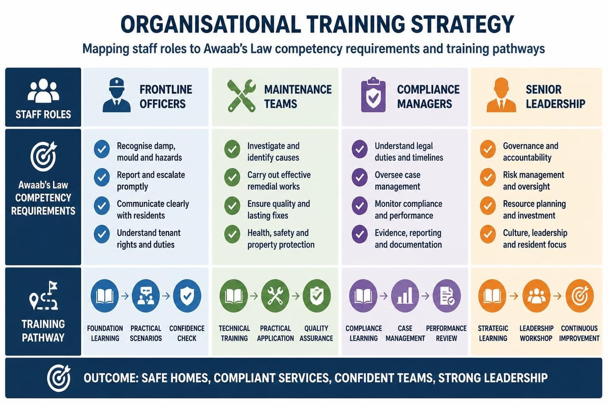 Staff training matrix