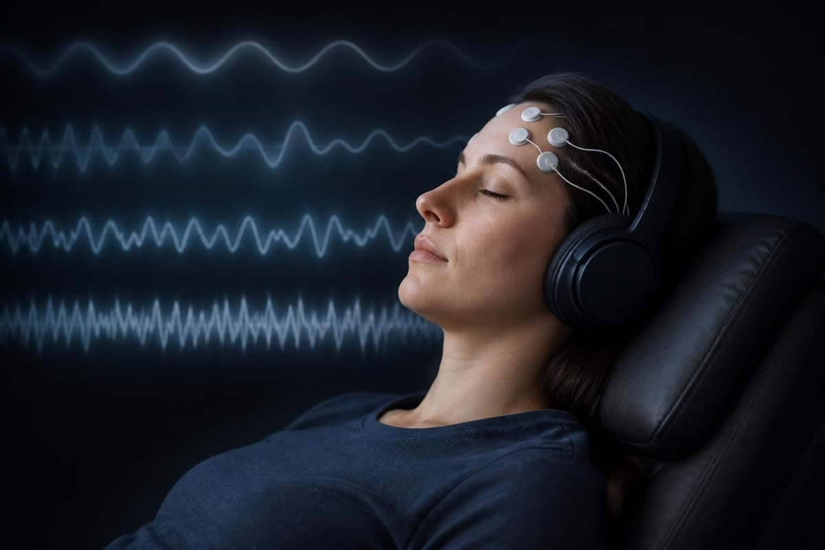Brainwave entrainment process