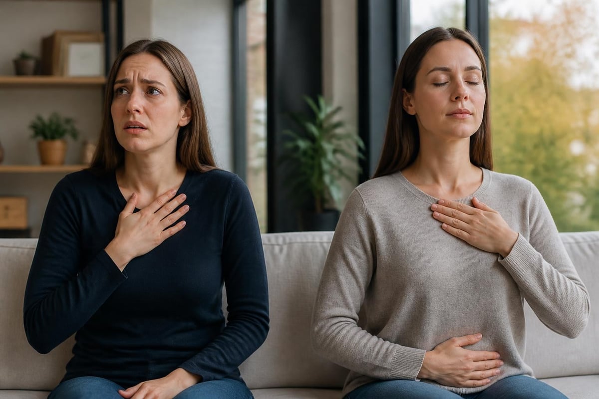 Nervous system response to anxiety