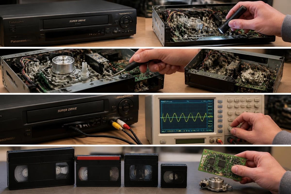 VCR diagnostic workflow